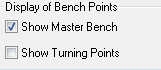 1. Display Bench points